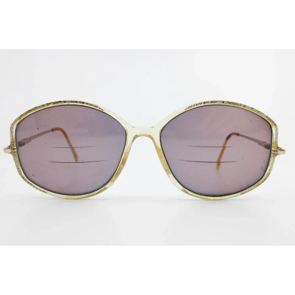 Gloria Vanderbilt 751 Gold Oval Eyeglass Frames Vintage Women 53-16-135 097